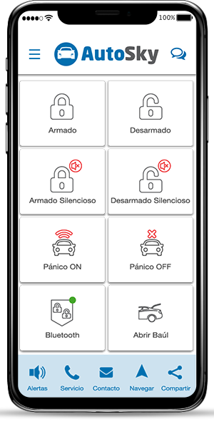 App AutoSky Alarma